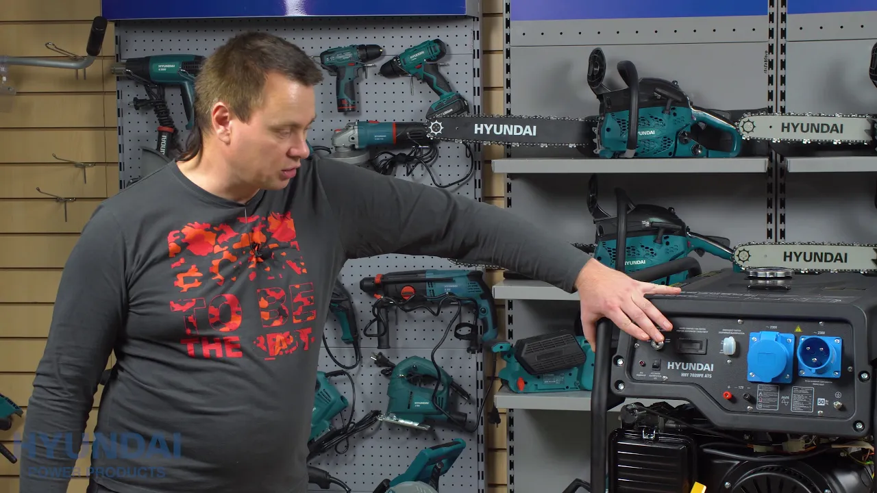 Обзор бензинового генератора Hyundai HHY 7020FE ATS