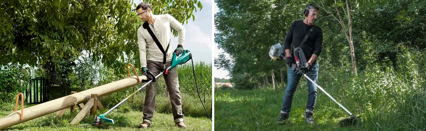 Какой триммер лучше: бензиновый или электрический